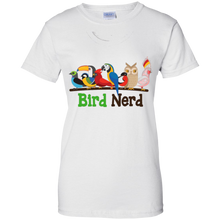 Funny-Bird-Nerd-Birdwatcher-T-shirt-Owl-Parrot-Zany-BrainyBuy-Funny-Bird-Nerd-Birdwatcher-T-shirt