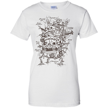 HOWL'S-MOVING-CASTLE-PLAN-T-SHIRT