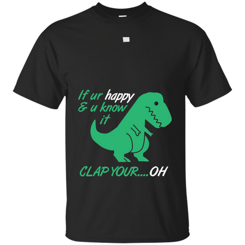 Clap-Your-Oh-Funny-Dinosaur-T-Shirt-T-Rex-Problems-Tee