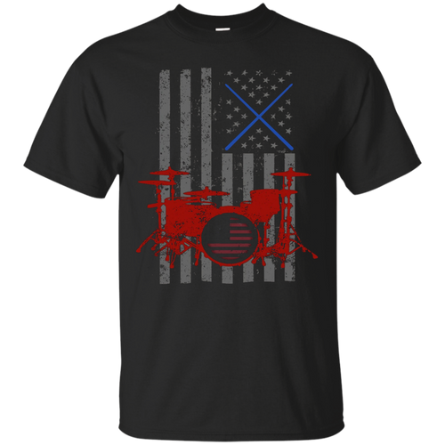 Drummer-T-Shirt-American-Drummer-Drummer-Gift