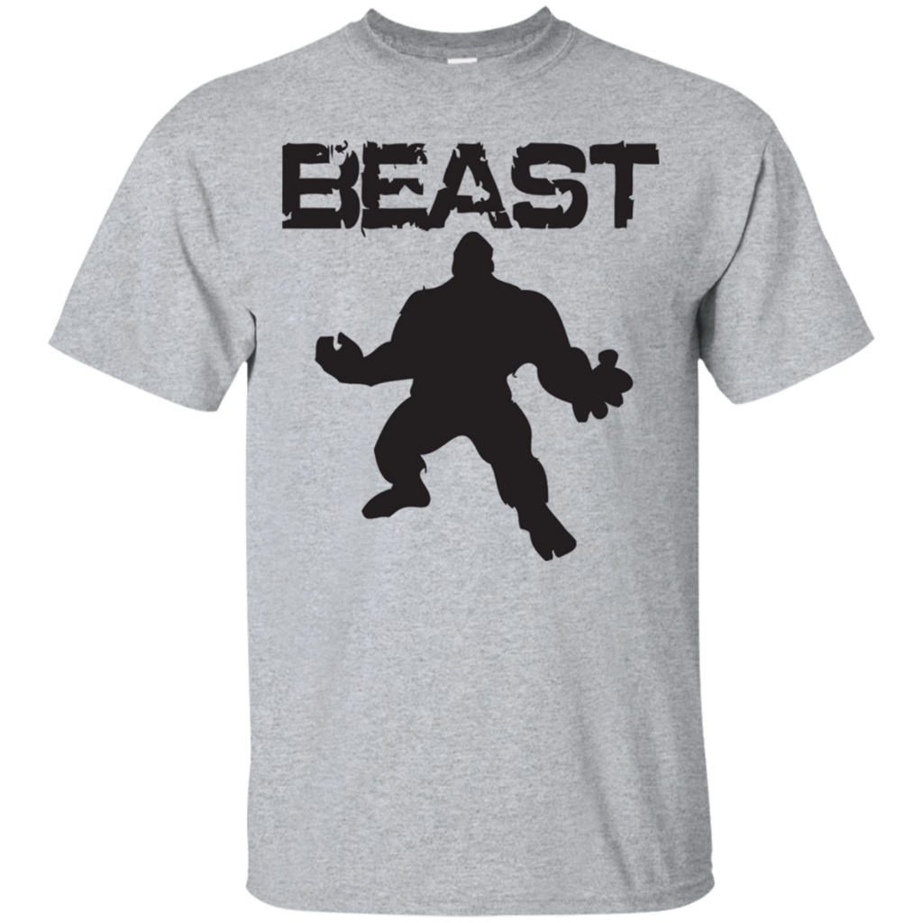 Gym-T-Shirts---Beast-Hulk-Workout-Motivation-Tee