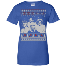 Golden-Girls-Queens-Ugly-Christmas-Sweater-T-Shirt