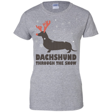 Chrismast-Shirt---Dachshund-Through-The-Snow