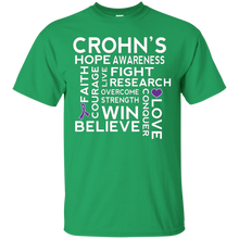 Crohn's-Disease-Awareness-T-shirt-Purple-Ribbon-Walk-Tee