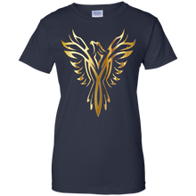 Gold-Phoenix-Mythical-Legendary-Bird-Graphic-Tee-Shirt