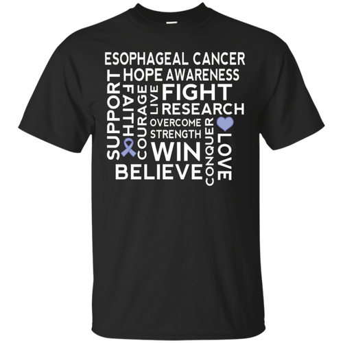 Esophageal-Cancer-Awareness-Shirt-Ribbon-T-shirt