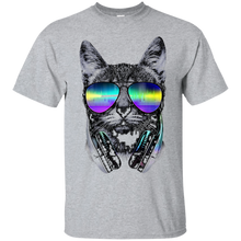 Cool-DJ-Cat-With-Rainbow-Sunglasses-T-Shirt