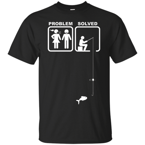 Funny-fishing-shirt---Problem-Solved