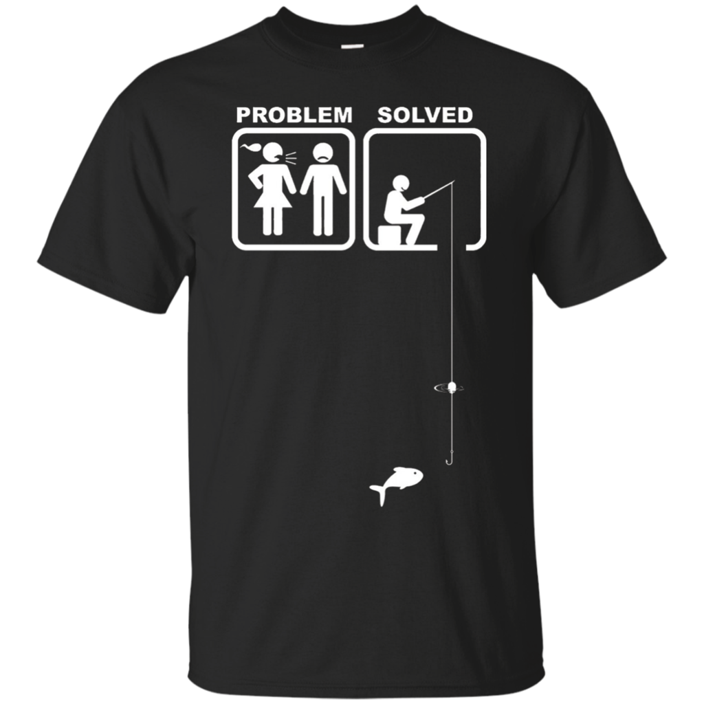 Funny-fishing-shirt---Problem-Solved