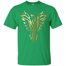 Gold-Phoenix-Mythical-Legendary-Bird-Graphic-Tee-Shirt