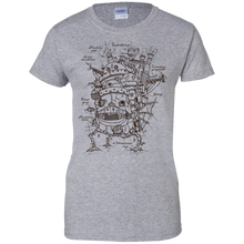 HOWL'S-MOVING-CASTLE-PLAN-T-SHIRT