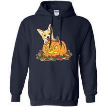 Corgi-_amp_-Pumpkin-Halloween-Tshirt-For-Women-Men