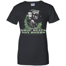 DROP-BEATS-NOT-BOMBS---ABE-LINCOLN-(DISTRESSED-LOOK)-T-SHIRT