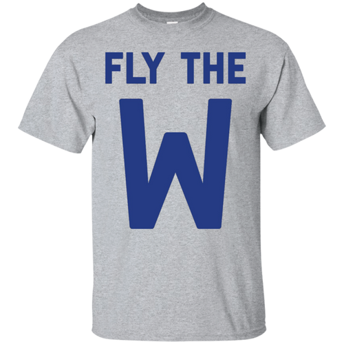 Fly-The-W-Flag-T-Shirt---Chicago-Playoff-Baseball-Shirt