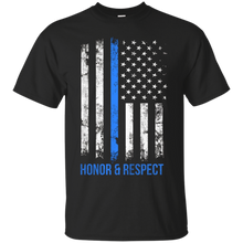 Honor-Respect-Thin-Blue-Line-Police-Lives-Matter-T-Shirt