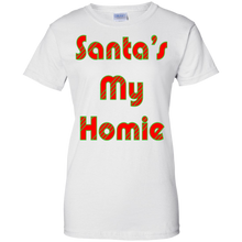 Funny-Tacky-Christmas-Santa's-My-Homie-T-Shirt