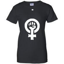 Feminism-symbol-shirt-for-a-feminist-in-dark-apparel