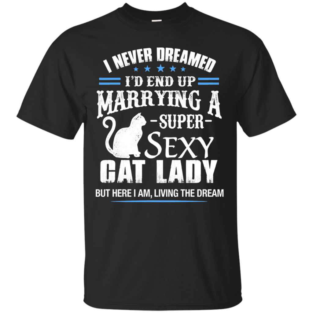 Gift-for-husband-of-a-super-sexy-Cat-Lady-Shirt