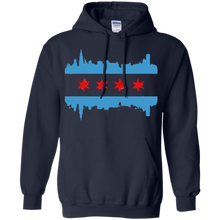 Flag-T-Shirts---Chicago-Flag-Skyline-Design-Tee