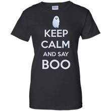 Halloween-Scary-Ghost-Keep-Calm-and-Say-Boo-Funny-Shirt