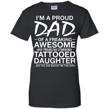 Daughter-Shirt-I'm-A-Proud-Dad-Of-Freaking-Awesome-Tattooed