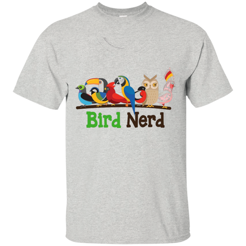 Funny-Bird-Nerd-Birdwatcher-T-shirt-Owl-Parrot-Zany-BrainyBuy-Funny-Bird-Nerd-Birdwatcher-T-shirt