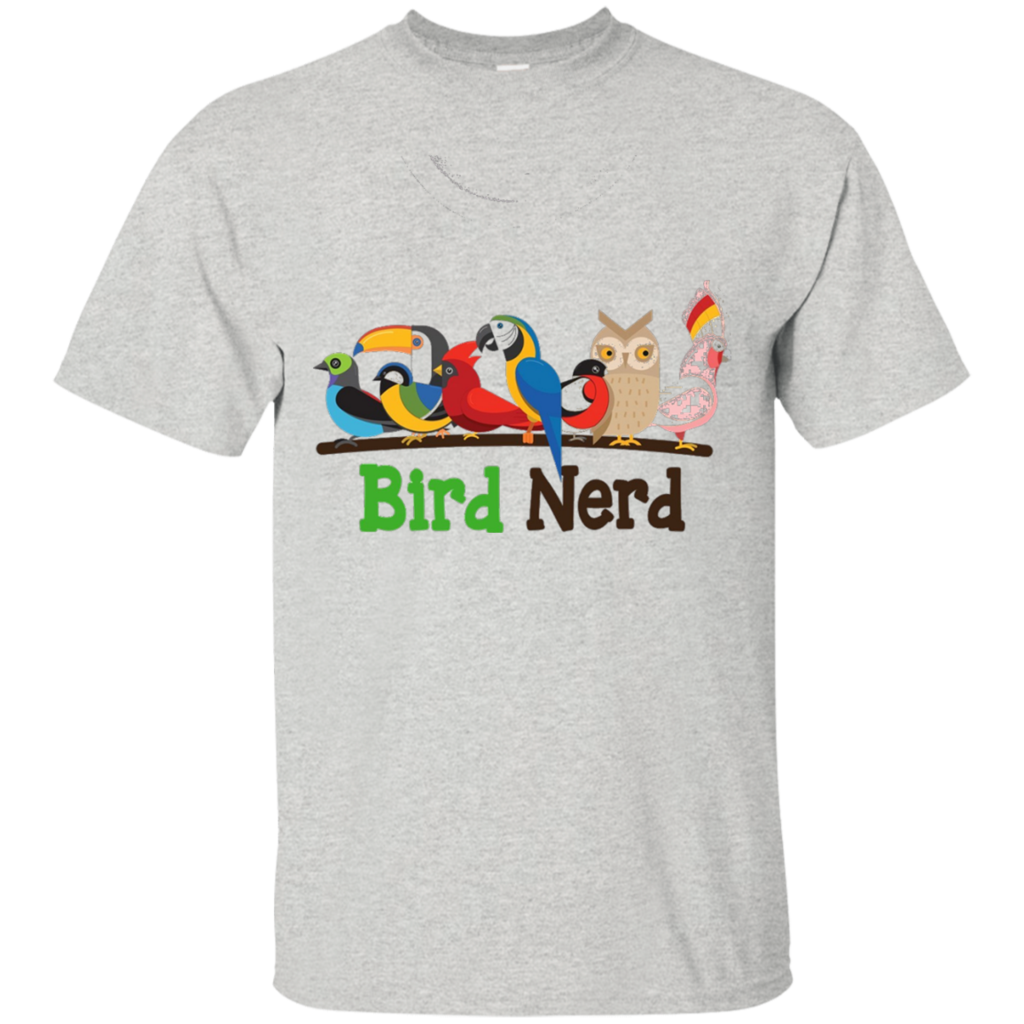 Funny-Bird-Nerd-Birdwatcher-T-shirt-Owl-Parrot-Zany-BrainyBuy-Funny-Bird-Nerd-Birdwatcher-T-shirt