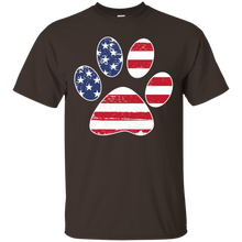 Dog-Paw-Print-T-shirt-Dog-Paw-Flag-T-shirt