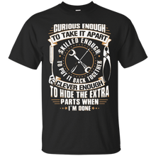 Curious-Enough-To-Take-It-Apart-Mechanic-T-shirts