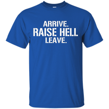 Dicky-Ticker-Arrive-Raise-Hell.-Leave.-T-shirt-Wrestling