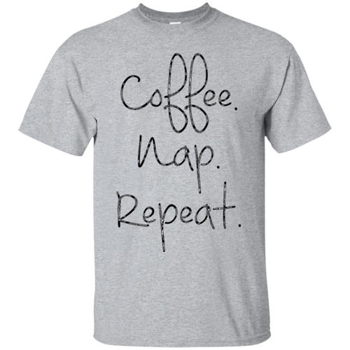 Coffee-Nap-Repeat-Funny-T-Shirt
