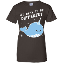 FUNNY-OK-TO-BE-DIFFERENT-T-SHIRT-Narwal-Zoo-Animal-Gift