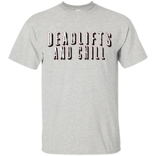 Deadlifts-and-Chill-Funny-Movie-Workout-Gym-T-Shirt