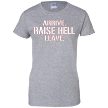 Dicky-Ticker-Arrive-Raise-Hell.-Leave.-T-shirt-Wrestling