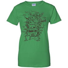 HOWL'S-MOVING-CASTLE-PLAN-T-SHIRT