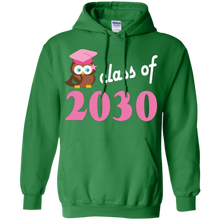Class-Of-2030-T-shirt-Kids-Back-To-School-Girls-Owl-Tee