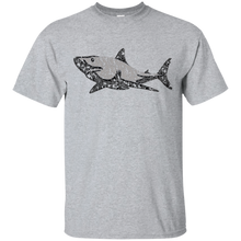 Great-White-Shark-Vintage-Look-T-Shirt