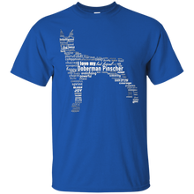 Doberman-Pinscher-Words-T-Shirt