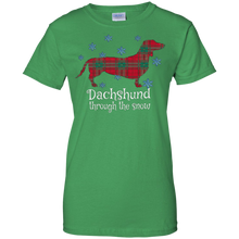 Dachshund-Through-The-Snow-[Funny-Christmas-T-Shirt]