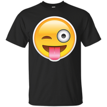 FACE-WITH-STUCK-OUT-TONGUE-AND-WINKING-EYE-Emoji-T-Shirt