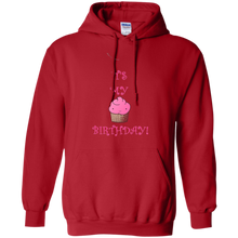 Girly-it's-my-birthday-pink-cupcake-T-Shirt