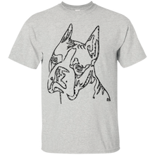 Giant-Boxer-Face-On-A-Tee-Shirt