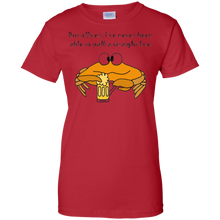 Funny-Funky-Crab-Drinking-Beer-T-Shirt