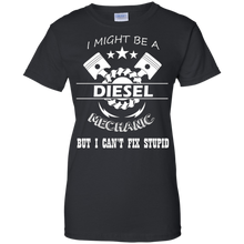 Diesel-Mechanic-Shirts-Diesel-Mechanic-Can't-Fix-Stupid