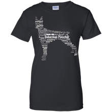 Doberman-Pinscher-Words-T-Shirt