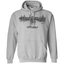 Chicago-Illinois-Windy-City-Skyline-Drawing-Art-T-Shirt