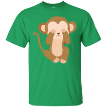 Cute-Kawaii-Monkey-Emoji-See-No-Evil-T-Shirt-Tee-Top-Print