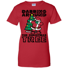 DABBING-around-the-christmas-TREE-tshirt