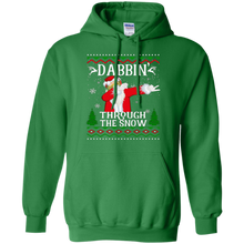 Cute-Dabbing-Through-The-Snow-Funny-Santa-Christmas-T-Shirt