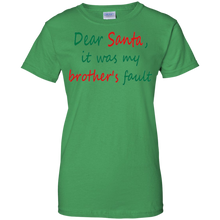 Dear-Santa-It-Was-My-Brother's-Fault-Funny-Christmas-T-shirt